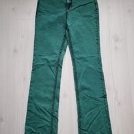 Arizona Jeans Gr. 38 Grün Straight Fit Denim Coloured Neuwertig
