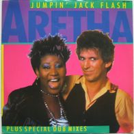 Aretha Franklin - jumpin´ jack flash - plus special dub mixes - 12" / Single - 1986
