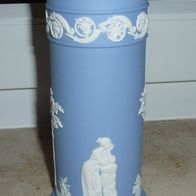 Wedgwood Jasperware Blumenvase hellblau 16,5cm