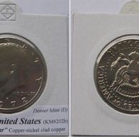 1972, United States, ½ Dollar-D (Kennedy Half Dollar)