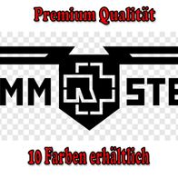 Rammstein Auto Aufkleber Sticker Tuning Styling Fun Bike Wunschfarbe (012)