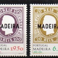 Portugal Madeira postfrisch Mi 62-63 Pärchen