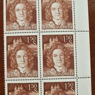 Briefmarken Republik Österreich 6er Block Jakob Prandtauer * *