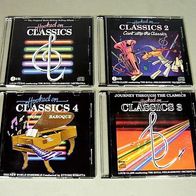 4 x CD K-Tel 1981 Hooked on Classics, 2 Can´t stop 3 Journey Through 4 Baroque u.a.