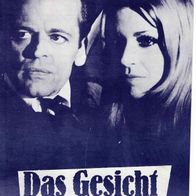 Filmprogramm WNF Nr. 5401 Das Gesicht im Dunkeln Edgar Wallace Klaus Kinski 4 Seiten