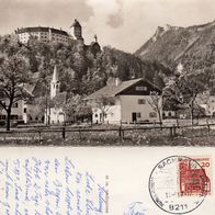 AK Burg Hohenaschau Obb. s/ w von 1967