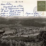 AK Säckingen am Hochrhein s/ w von 1959