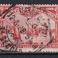 Portugal, 1898, Vasco da Gama, Segelschiffe, 1 Briefm., gest.