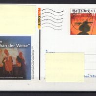 BRD / Bund 2004 Gedenkpostkarte 225 Jahre Nathan der Weise PSo 84 gelaufen