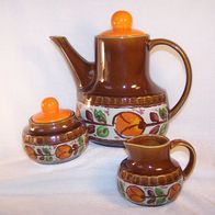Sarrequemines Obernai / France Keramik Kaffeeservice Kernstück * *