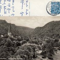 AK Bodetal Harz Eingang ins Bodetal s/ w - von 1957