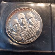 MED: Silbermedaille Mondlandung Apollo XI 20.7.1969