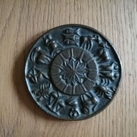 Bronze, Sternzeichen im Jahresring, Durchmesser : 8 cm