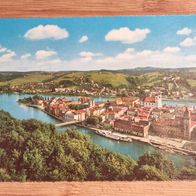 Passau, Donau und Inn Zusammenfluss