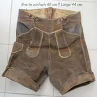 alte Lederhose für schmale Typen * etwas speckig, aber gut erhalten ca. Gr.158