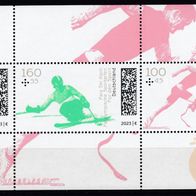 BRD 2023 Mi.3762-3764 Paralympische Sportarten Postfrische Zusammendruck * * ZD MNH