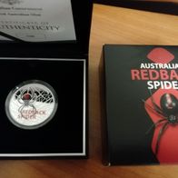 Redback spider 2021 $ 5 1 Oz Silber pp proof Australien