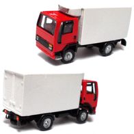 Ford Cargo ´81 - ´92, Kühlkoffer, rot-grau, Ep4, Dornaplas / etchIT, 2, Spur N 1:160