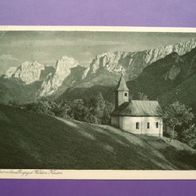 Antonikapelle gegen  Wilden Kaiser 1930