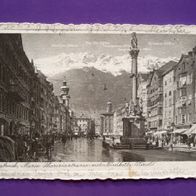 Innsbruck Maria Theresiastrasse m Nordkette 1930