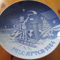 Copehagen Porcelan BING & Gröndahl Weihnachtsteller 1984