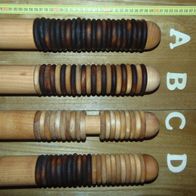 Holzvibrator, mit Ringen, Holzplug, Sextoys ( Nicht verwenden )