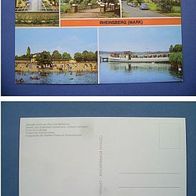 Rheinsberg (Mark) - 5-Bild-Karte; (mit Wartburg 311, Trabant 601) - (D-H-D-BRB12)