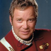William Shatner (Star Trek) - orig. sign. Grossfoto