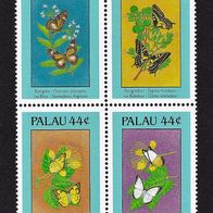 Palau: 221-224 als 4er-Block postfrisch