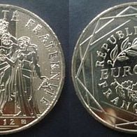 10 Euro Silber Münze Frankreich Herkules " 2012 "
