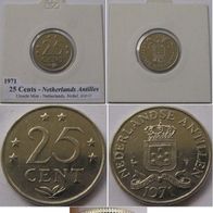 1971, 25 Cents, Netherlands Antilles