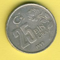 Türkei 25 Bin Lira 1997