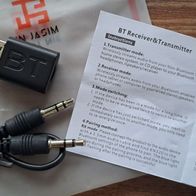2-in-1 Bluetooth Adapter Transmitter und Empfänger TV PC Audio Sender 3.5mm