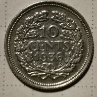 NL : Niederlande 10 Cent 1936