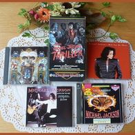 Michael Jackson - Kleine Sammlung - 4 CDs - VHS Thriller