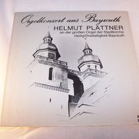 Helmut Plattner / Orgelkonzert aus Bayreuth, LP - Promusica Studio Bayreuth - PS 815
