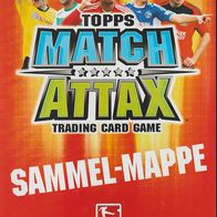 Topps Match Attax Sammel-Mappe 2008/2009 fast komplett mit 3 Extras