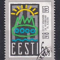 Estland, 1993 Mi. 200, Republikjubiläum, 1 Briefm., gest