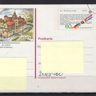 BRD / Bund 1983 Sonderpostkarte Najubria ´83 in Rodenberg PSo 7 gelaufen