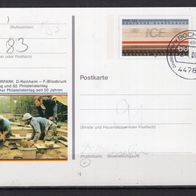 BRD / Bund 1991 Sonderpostkarte Bundes- und Philatelistentag PSo 24 gestempelt