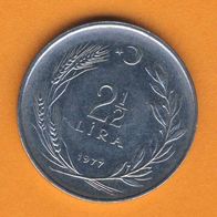 Türkei 2 1/2 Lira 1977