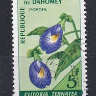 Dahomey, 1967, Mi 300, Blüten, Clitoria Ternatea 1 Briefm., gest./ ungebr.