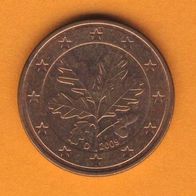Deutschland 5 Cent 2009 D