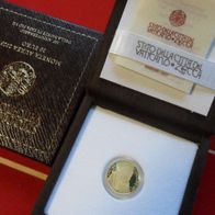 Vatikan 2023 20 Euro PP Gold Gedenkmünze 200. Tod. Tag Pius VII.