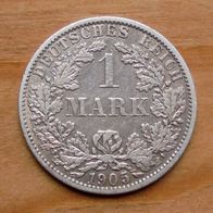 1 Mark 1905 A Silber