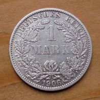 1 Mark 1906 A Silber