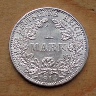 1 Mark 1914 F Silber