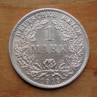 1 Mark 1915 D Silber