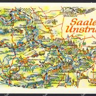 Ak Saale - Unstrut / Map