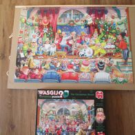 Jumbo Puzzle Wasgij Weihnachten 2 x 1000 Stück. Puzzle Die Weihnachtsshow *